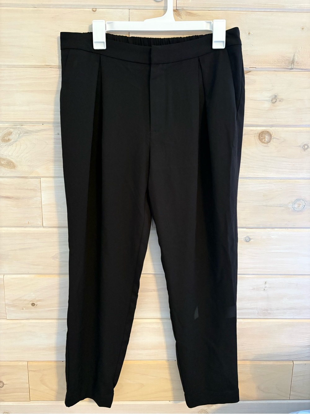 Skies are Blue Black Women’s Pleated Dress Pants